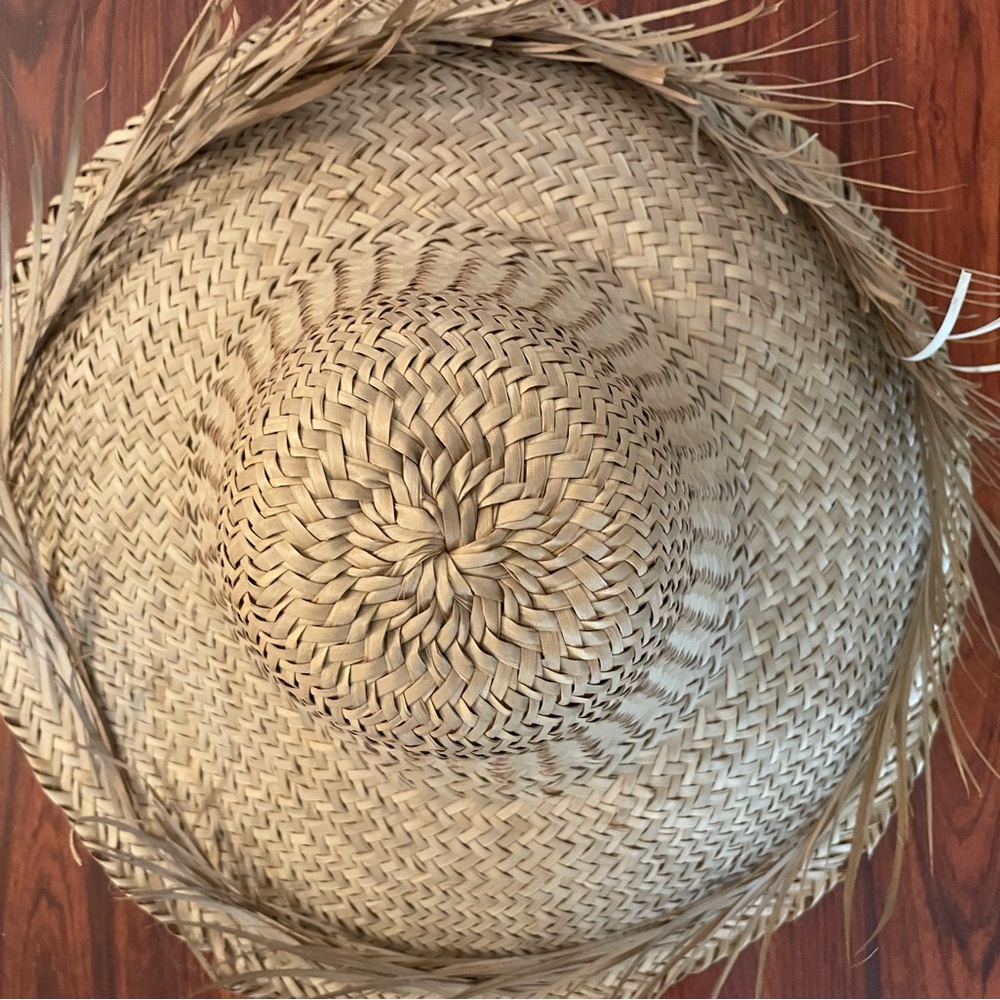 Vintage Beachcomber Birds Nest Straw Hat